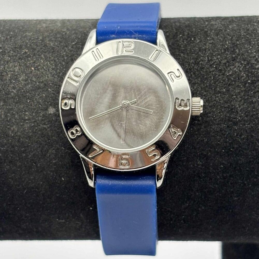 Silver & Blue Watch